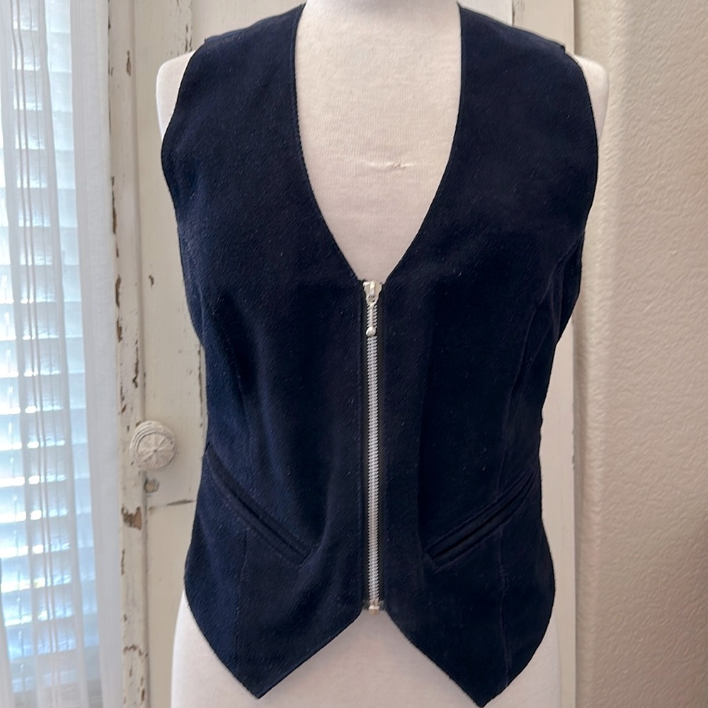 Charlotte Russe navy blue vest